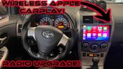 RED WOLF Double DIN Dash Kit &amp; Wire Harness For 2009-2013 Toyota Corolla 2010 Toyota Corolla Double Din Dash Kit image