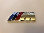 Black And White Bmw Emblem Genuine BMW M Wing Fender Badges (Set Of 2) - OEM 51148058881 For X1, X2, X3, X4, X5, Z4 M Sport