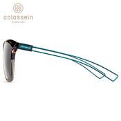 White Sunglasses Women UV Reader Women's Cat Eye Sunglasses - Blue &amp; White Frame - UV400 Protection - UVS025 image
