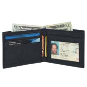 Best Rfid Wallet Leatherboss Men's Genuine Leather RFID Blocking Zip-Around Card Wallet – Black image