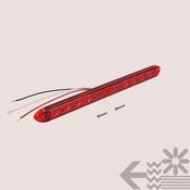 ECCPP 15-LED Trailer Tail Light Bar – Red/Clear, 12V, Stop/Turn/Tail – High Brightness Led Tail Light Trailer image