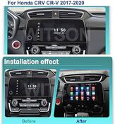 JOYING 9” Plug &amp; Play Radio – 2017-2021 Honda CR-V – Android 12, CarPlay, 4G, DSP, 4GB+64GB, Factory Camera Support 2017 Honda Crv Rear Bumper image