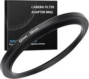 Bower 52mm-58mm Step Up Lens Ring Adapter - Metal 52mm To 58mm Step Up Ring image