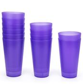 Tumbler Cups 32oz Multicolor Acrylic Tumbler Set – Large Iced Tea Glasses, Break-Resistant Party Cups By SKYGRAND image