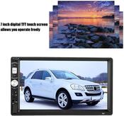 7.0 Inch Widescreen TFT 7 Inch Touch Screen Double DIN Car Stereo – Bluetooth, MP5 Player, HD FM Radio image