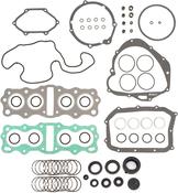 Engine Oil Seal Kit For Honda CB400F (1975-1977) - Tach, Gearshift, Crank - 8 Seals Honda Cb350 Gasket Set image