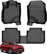 Autohai All-Weather TPE Floor Mats For 2016-2022 Honda HR-V - 3-Piece Set, Black Honda Hrv Floor Mats image