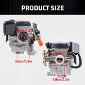 50cc Carburetor Fellerssmallengines Carburetor For 49cc 4-Stroke GY6 Moped Scooters - Fits Jonway, Sunl, Roketa image