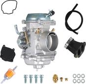 Polaris SPORTSMAN 500 Carburetor Caltric Carburetor &amp; Air Box Intake Boot For Polaris Sportsman 600 (2003-2005) image