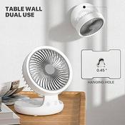 Personal Fan 8-Inch USB Rechargeable Mini Desk Fan – Portable, Quiet, Wall-Mountable image