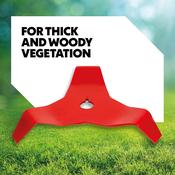 PerfektGarten 30cm X 3mm Super Strong Mulching Blade For Brushcutters – 20mm Bore image