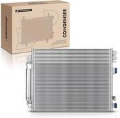 Aluminum Radiator &amp; A/C Condenser Kit For 2009-2019 Chrysler 300, Dodge Charger (Direct Fit, 1-Year Warranty) Radiator 2013 Dodge Avenger image