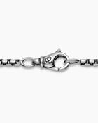 Real Silver Chains For Men 24 Inch Stainless Steel Silver 3mm Box Chain Necklace For Men - Pure Luxe image