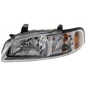 Pair Black Headlights For 2000-2003 Nissan Sentra – Clear Lens, DOT/SAE Certified 2004 Nissan Sentra Radiator image