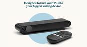 KP45CM Replacement Remote Control For Facebook Portal TV (433 MHz) - Black Ps4 Universal Media Remote image