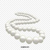 17" Pink Shell Pearl Round Pendant Necklace - Silver Plated Chain Shell Necklace Pearl image