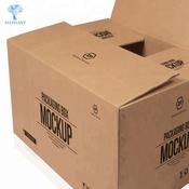 4x4x40 Corrugated Cardboard Shipping Boxes Kraft 25-Pack Tall Shipping Boxes 4x4x4 image