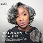 Wow Vegas Wigs Stunning Elegant Updo Smooth Black Wow Vegas Wigs – Stunning Elegant Updo Smooth – Synthetic Medium Fashion Wig image