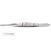 S.S. T/C Gillies Tissue Forceps, 6", 1x2 Teeth, Atraumatic Surgical Instrument, New Pinza De Disección image