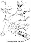 Barnett Rear Brake Cable For Norton 750 / 850 Commando (1968-74) – PN 06-0482 B Scooter Brake Cables image