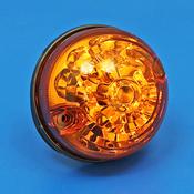 Led Side Marker Turn Signal Lights Wipac LED Amber Indicator Assembly For Land Rover Defender - 73mm LSL S6061LED image