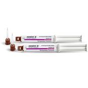 Zinc Oxide Eugenol Dental Temrex 7760 TNE Non-Eugenol Temporary Dental Cement – 6g Dual Barrel Syringe For Crowns &amp; Bridges image