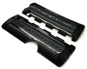 2012 Ford Fusion Valve Cover Ford OEM Coil Covers - Mustang GT 5.0 2011-2017 - Oxford White W/ Black Letters image