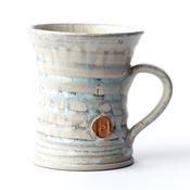 Curved Pottery Landscape Mug image