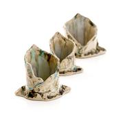 Small Ceramic Erosion Tealight