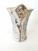 Ceramic Flared Landscape Vase image