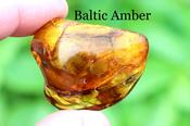 Baltic Amber Meditation Stone