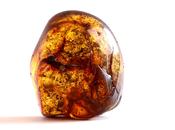 Natural Amber Worry Stone
