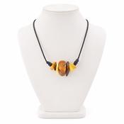 Handmade Baltic Amber Amulet Necklace