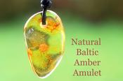 Amber Amulet Pendant