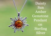 Dainty Sun Pendant