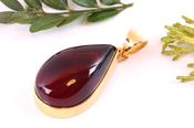 Exclusive Red Amber Pendant