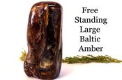 Free Standing Baltic Amber Gem 173g