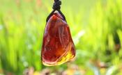 Natural Amber Amulet
