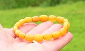 Beeswax Amber Bracelet image