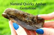 Large Quirky Baltic Amber Gem