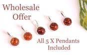 Wholesale  Offer 5 Circle Pendants