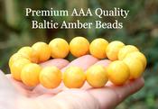 Baltic Amber Beeswax Bracelet
