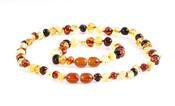 Set of Amber Beads for Children - Mix Round