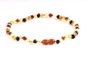 Mixed Round Amber Necklace for Children