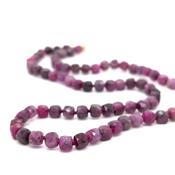 Ruby bead necklace image