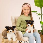 Teddy Hermann - Tricolor Border Collie sitting 30cm