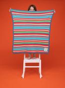 Cosatto Knitted Stripe Blanket - Multi Colour BLAN0220