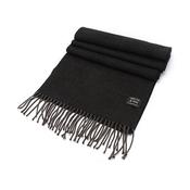 Celtic Ore Crafts - IRS-009G Mens Celtic Tweed Scarf 32cm x 180cm, Black Herringbone image