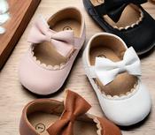 Annie &amp; Charles® Crawling Shoes Baby Shoes, White image