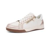 Ara 12-34432-63 ROM Leather Sneakers, Sand/Cream/White image